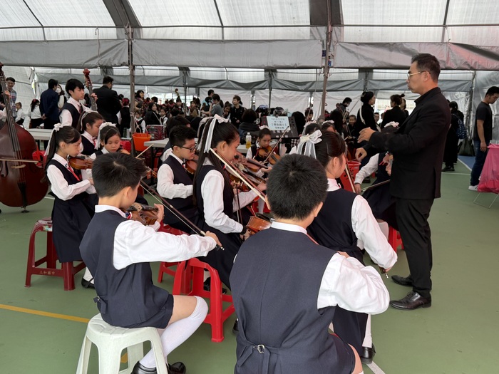 賀!本校絃樂團參加[新北市114學年度音樂比賽]榮獲優等。圖片